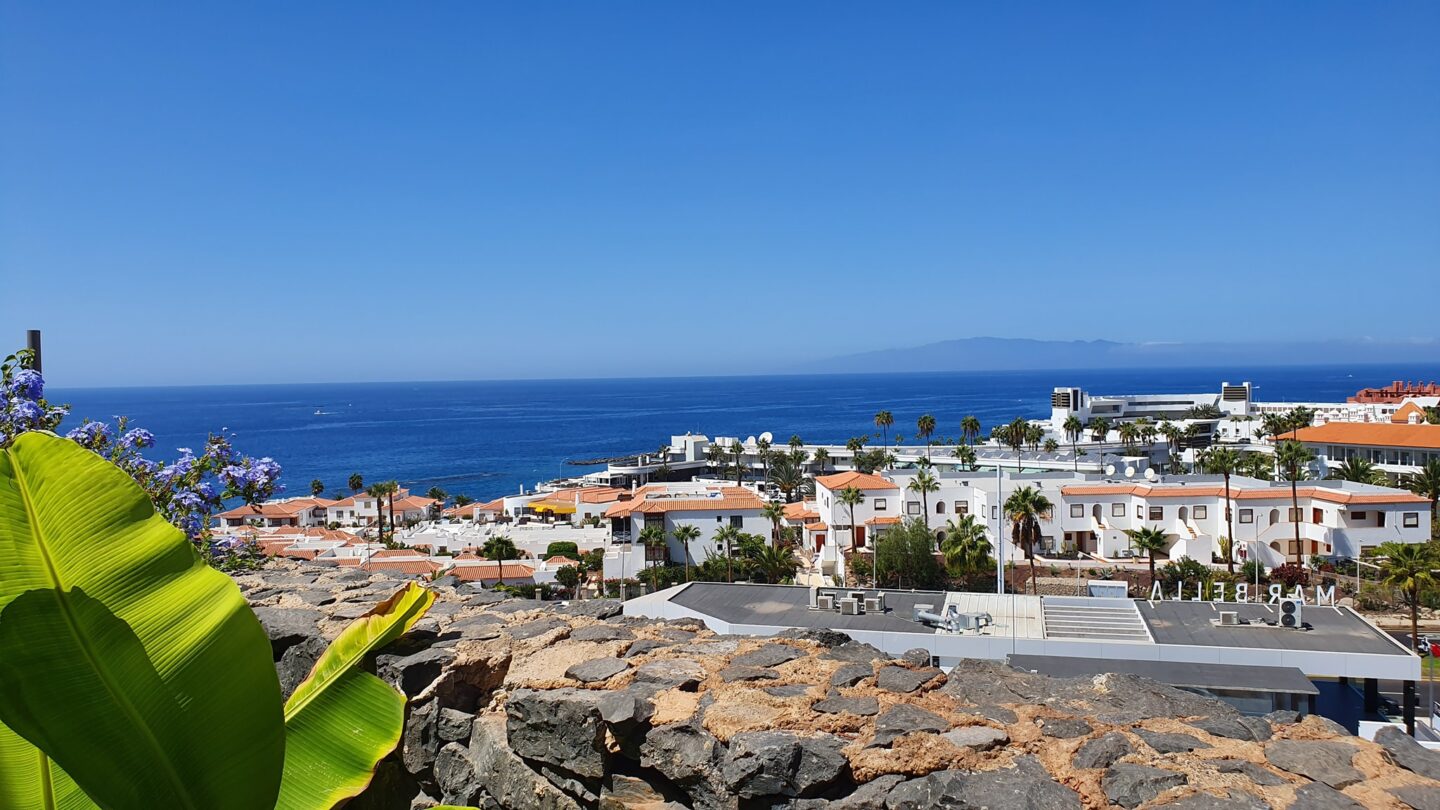Hotel view whilst travelling in tenerife