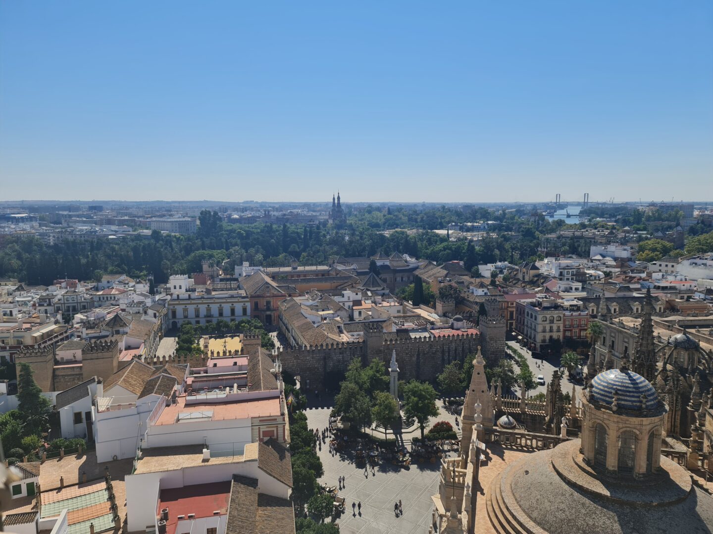 Things to do in Seville - Image shows view of the city from the Giralda Tower