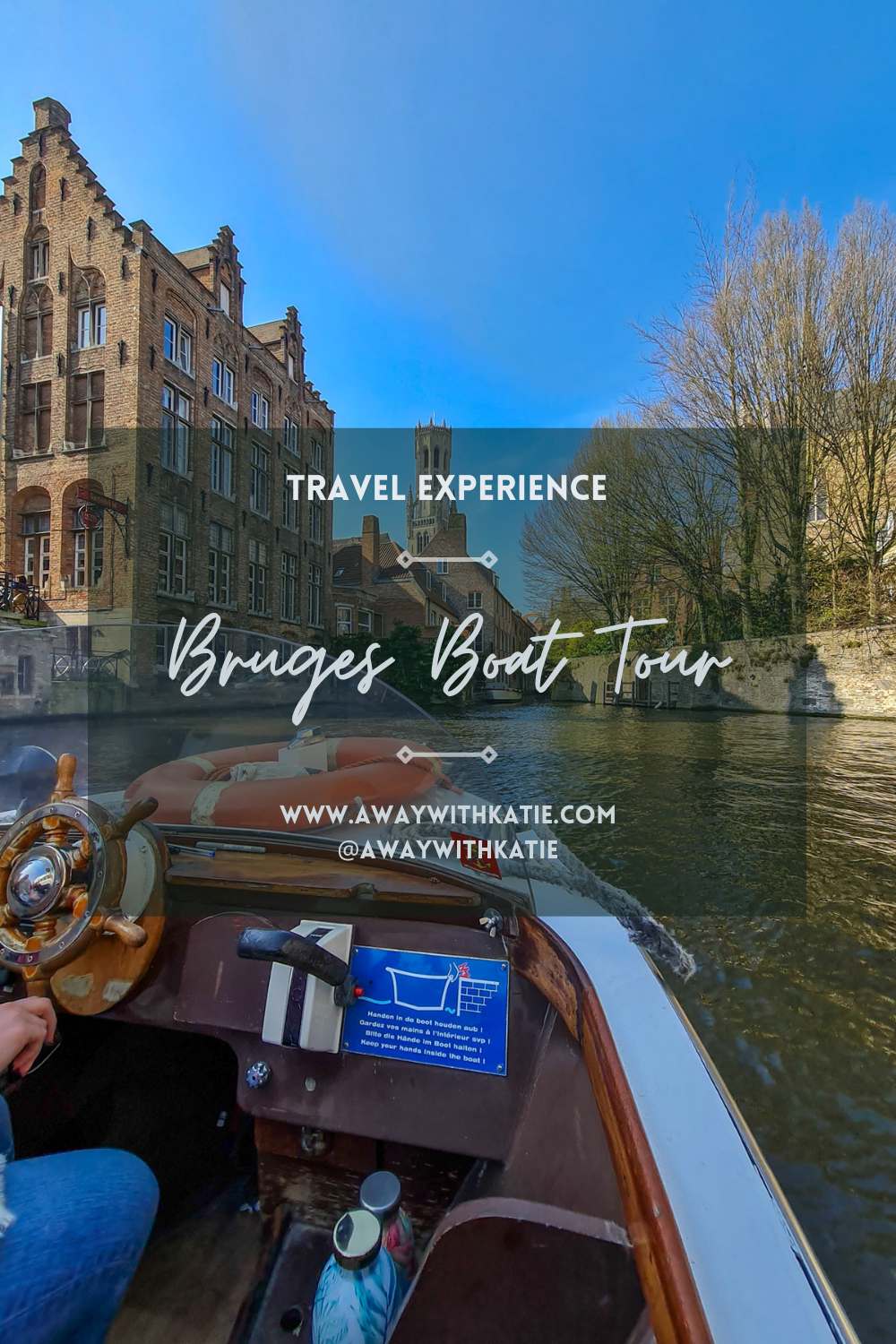 Bruges Boat Tour | Explore the canals in Bruges boat trips. See here for more information | www.awaywithkatie.com