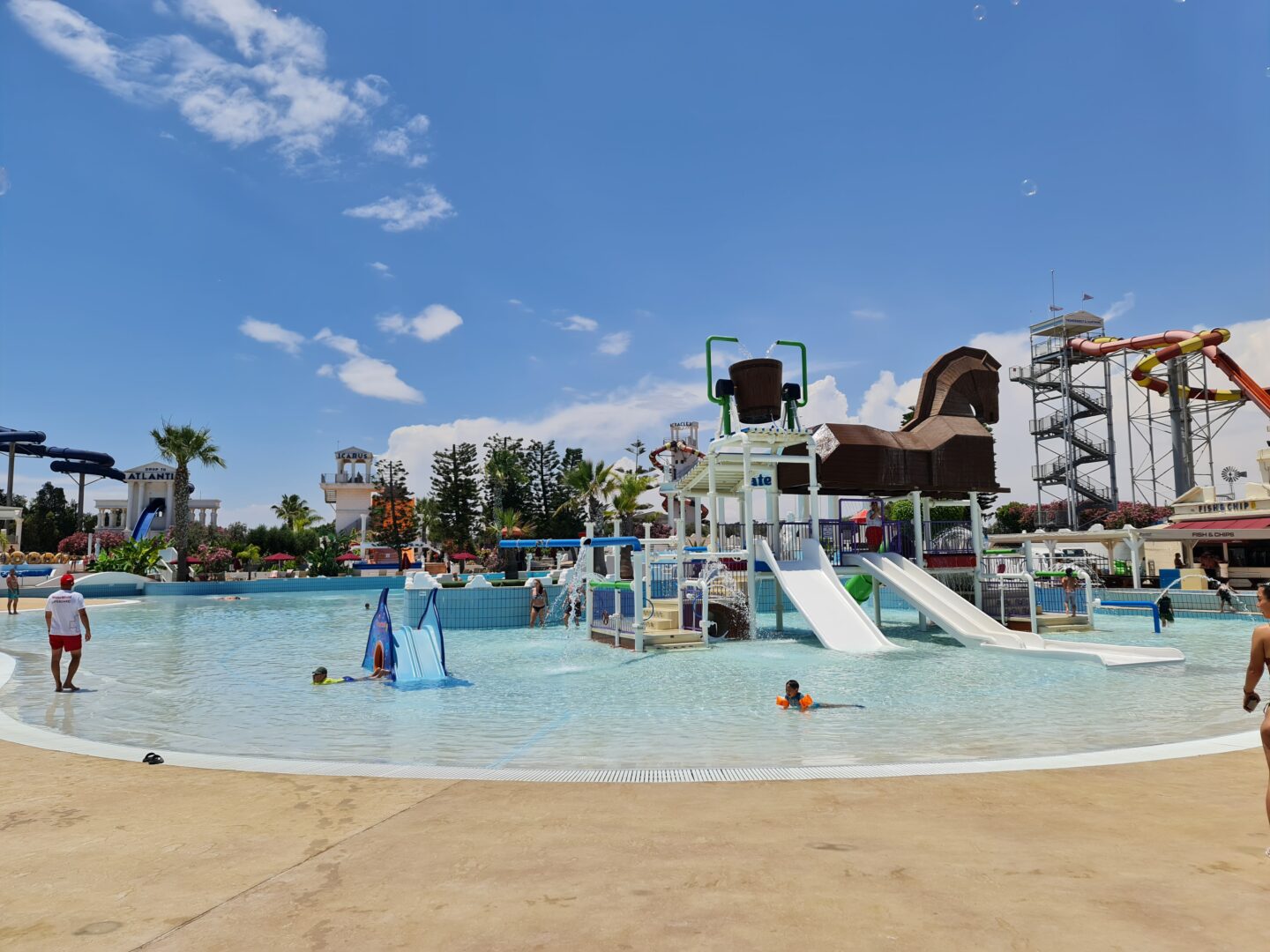 Trojan adventure kids water playground
