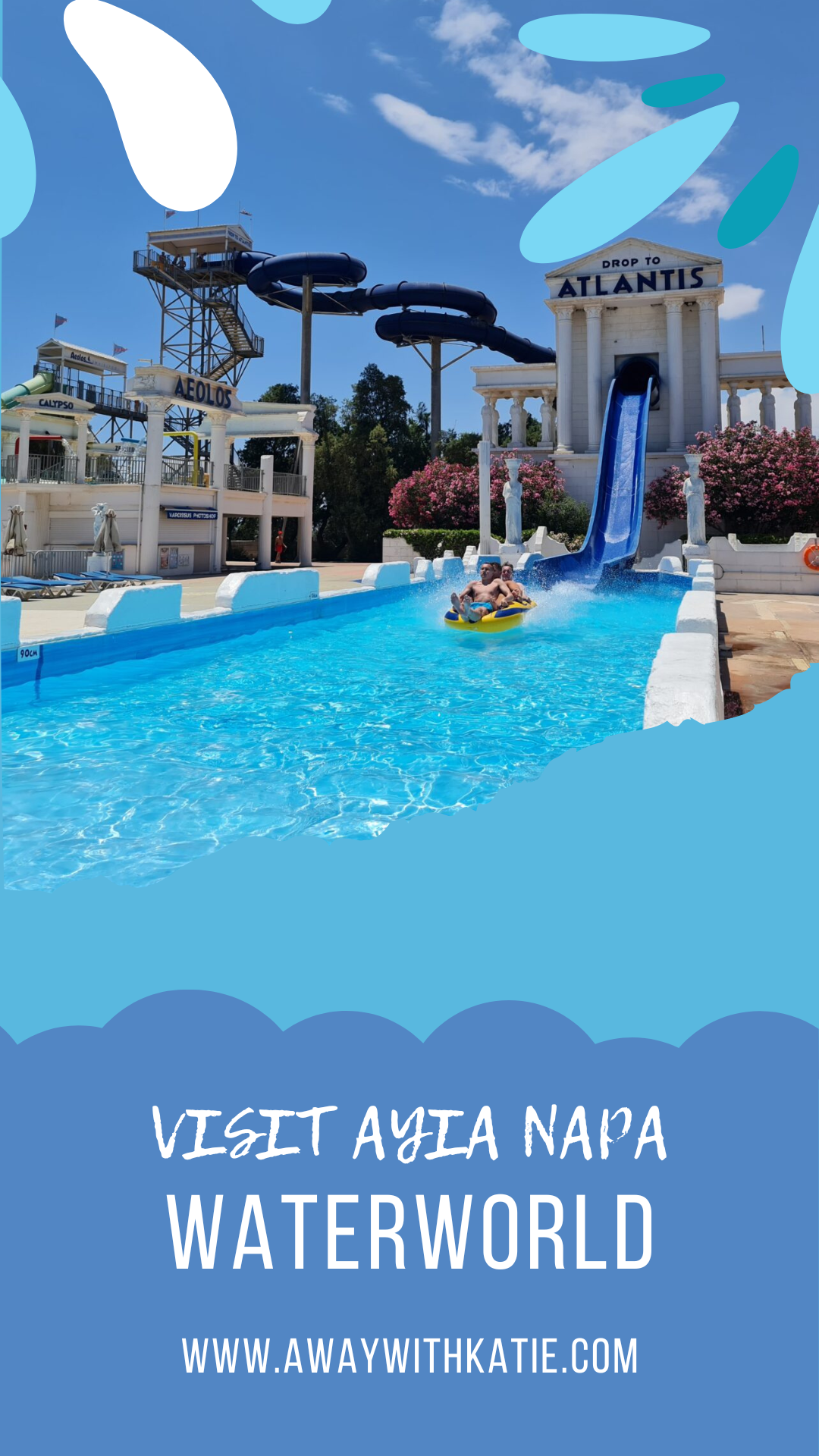Visit WaterWorld Ayia Napa | Rides for adults and children for a family day in out Cyprus | awaywihtkatie.com
