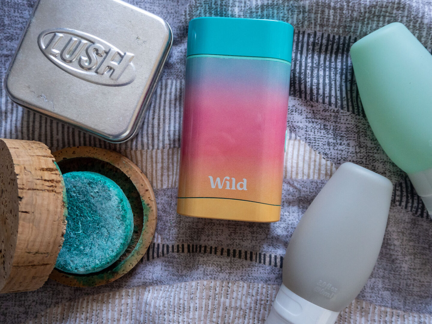 Travel essentials toiletries solid bars