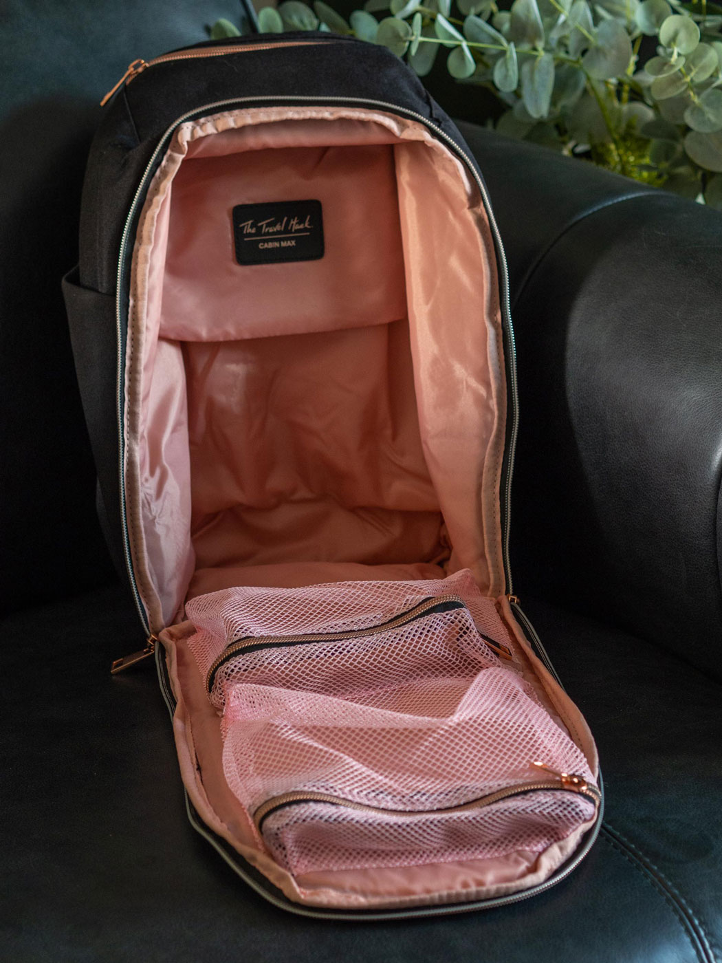 Travel Hack Backpack main compartment inside